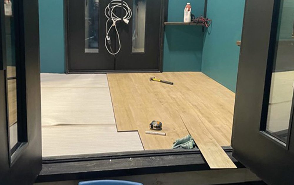 The floor is in!