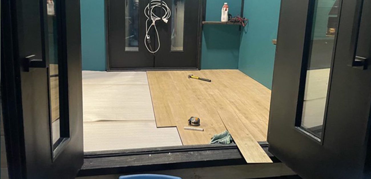 The floor is in!
